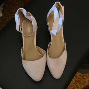 Lane Bryant, light pink, heels, size 9, Never Worn